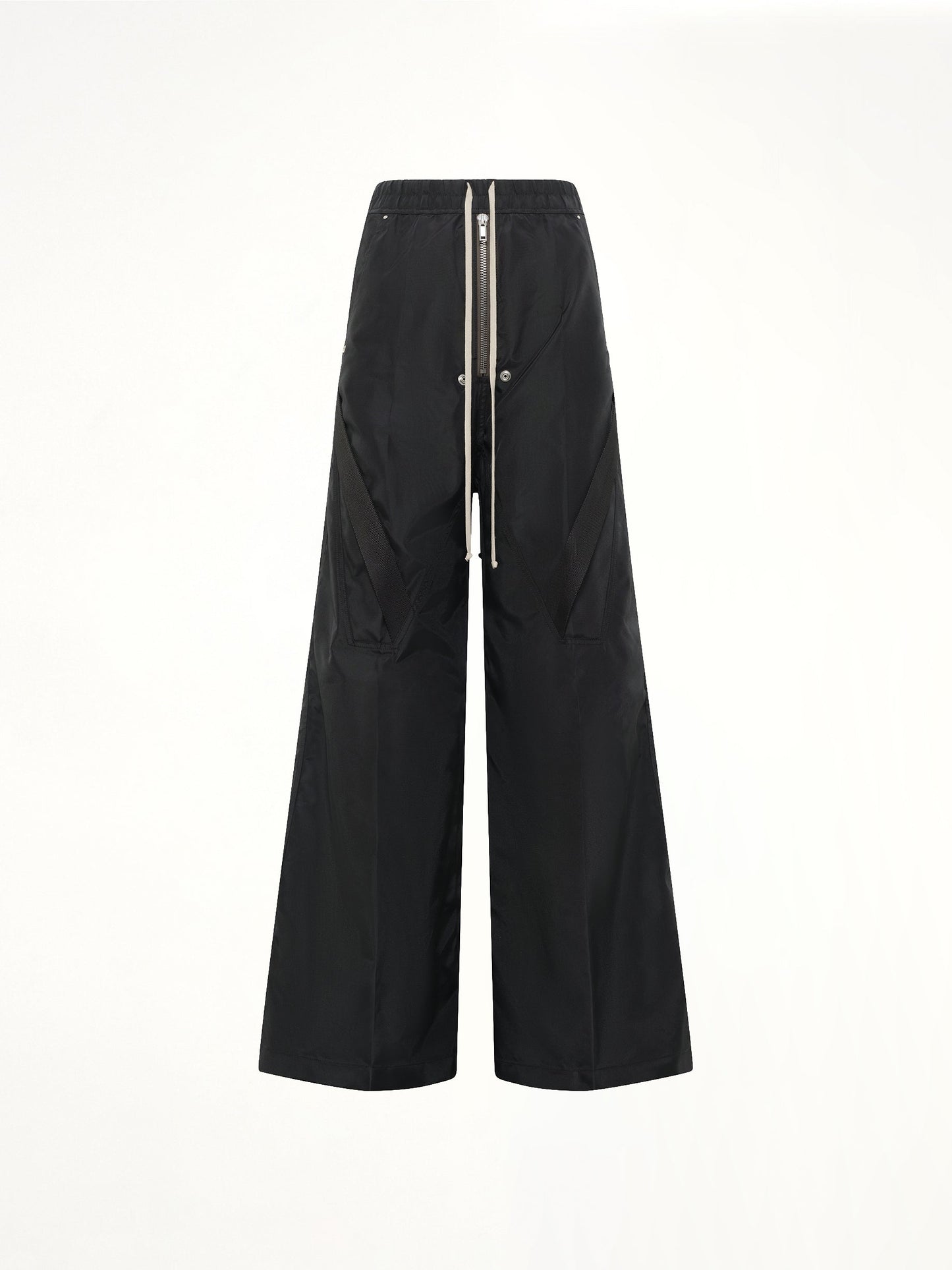 RICK OWENS Strapped Wide Bela Pants (Black)