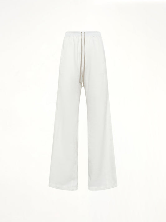 RICK OWENS DRKSHDW Wide Pusher Pants (White)