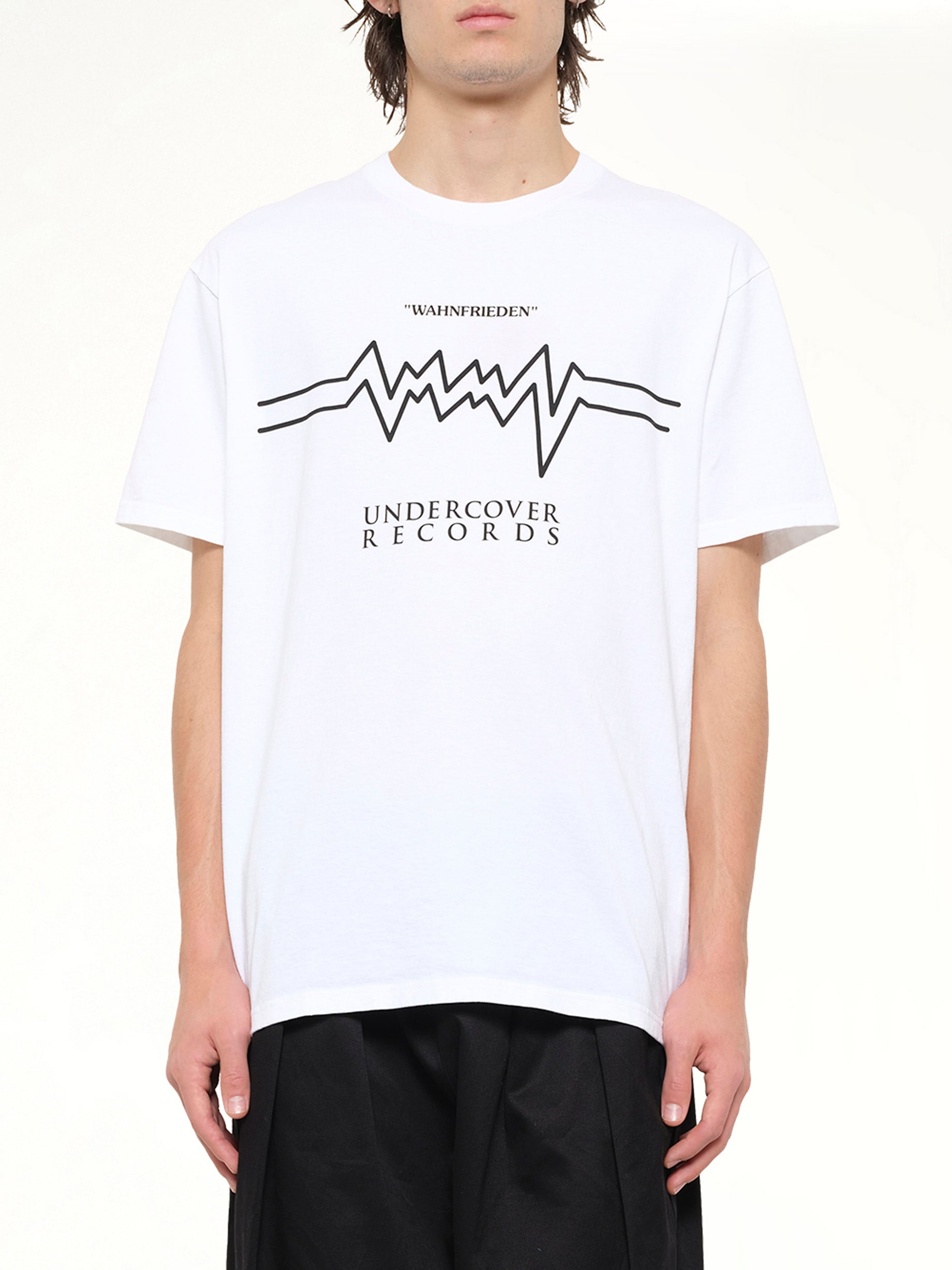 Image of T-Shirts. Product name - Undercover Records T-Shirt in White colour by brand - UNDERCOVER