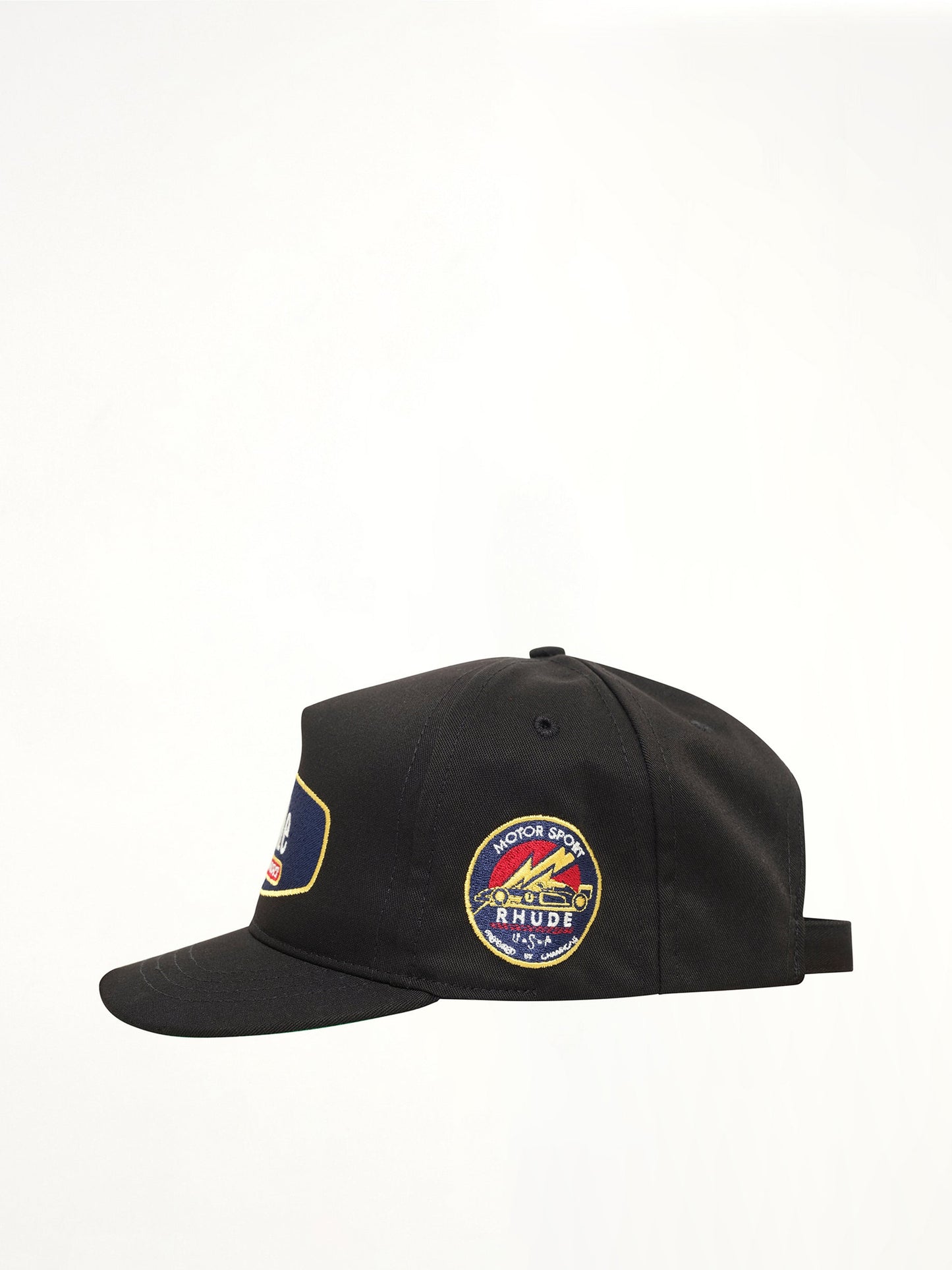 RHUDE Racing Crest Hat (Black)