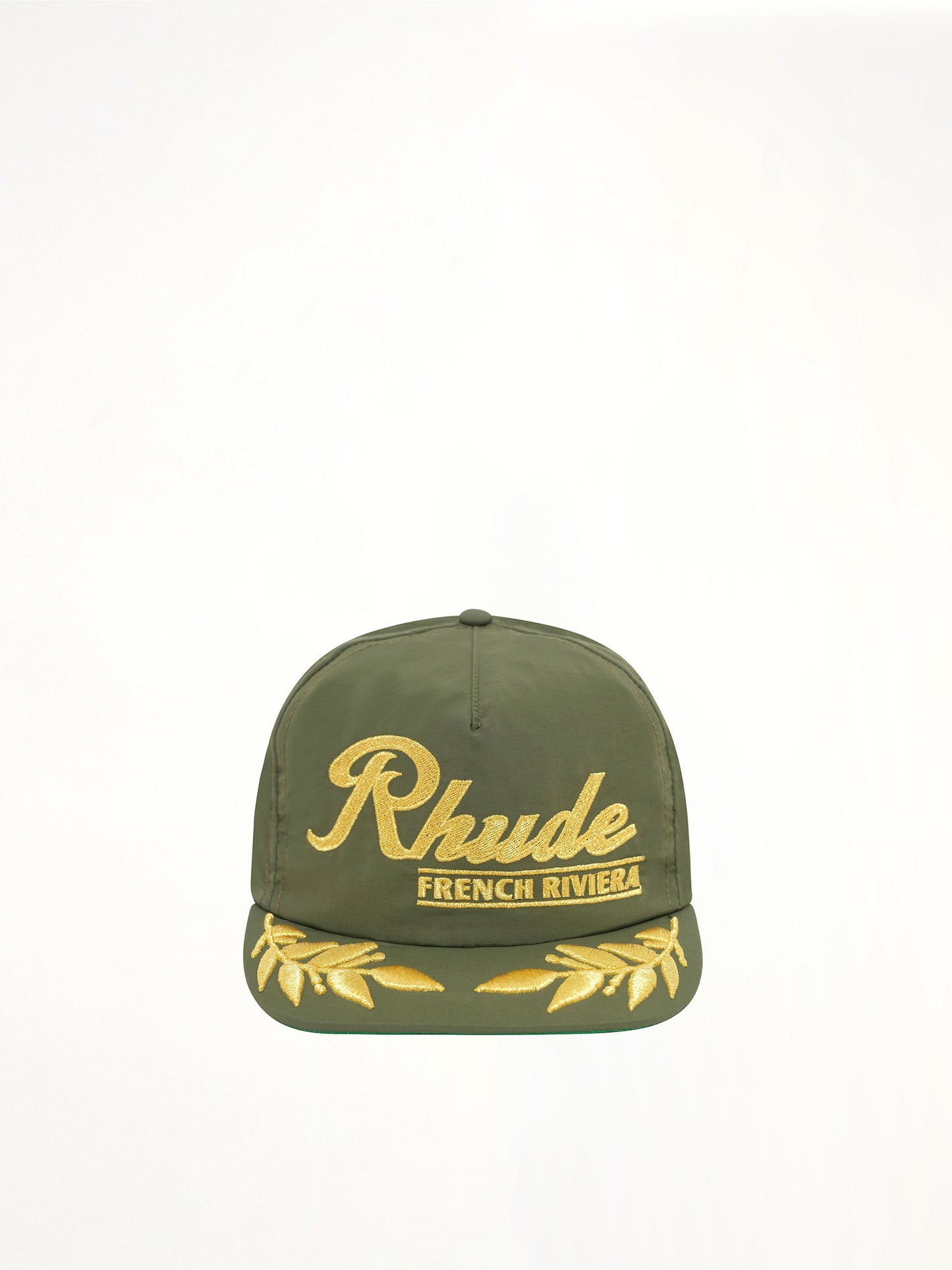 Image of Hats. Product name - Rhude French Riviera Hat in Green colour by brand - RHUDE