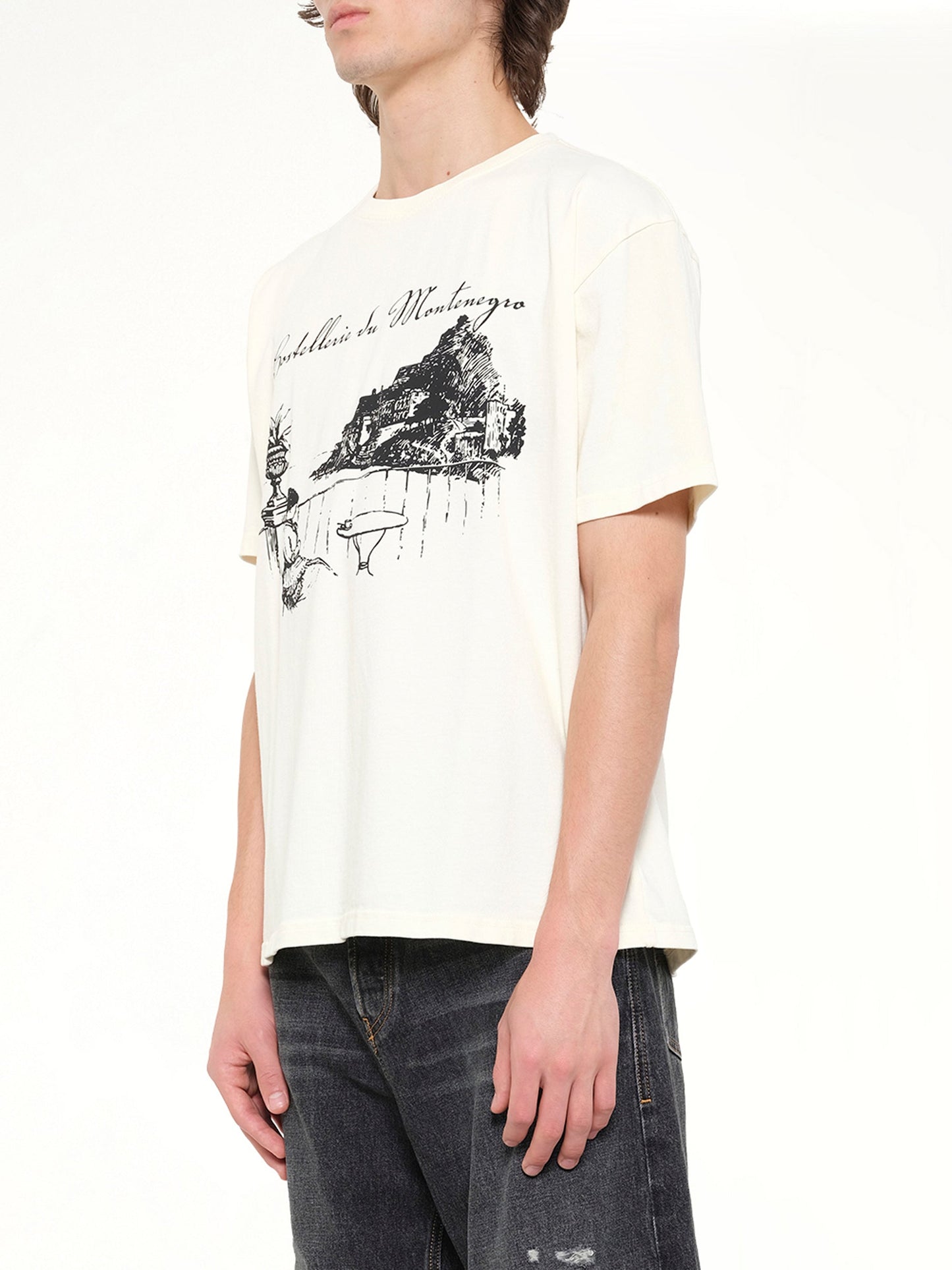 RHUDE Montenegro Morada T-Shirt (White)