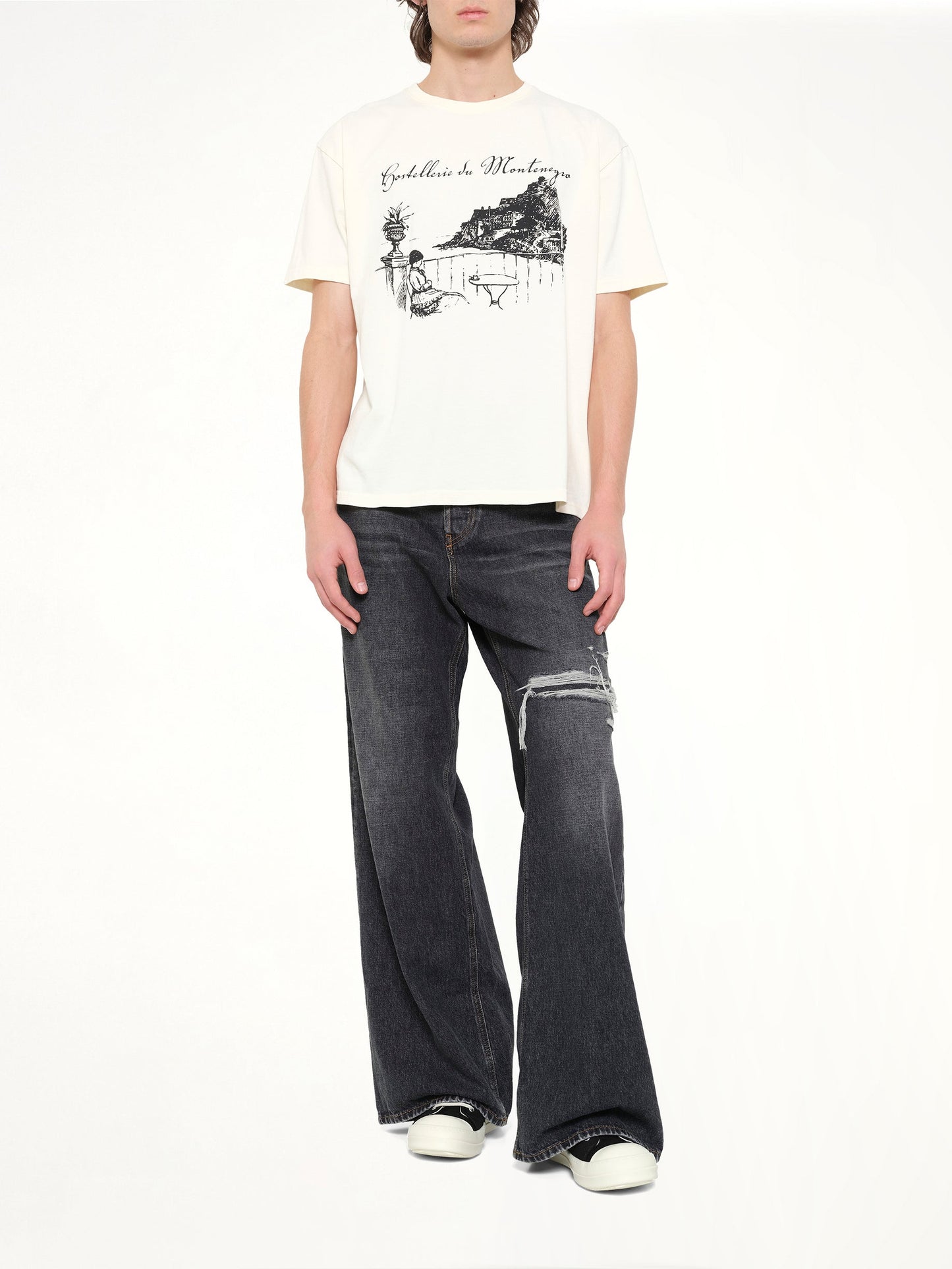 RHUDE Montenegro Morada T-Shirt (White)