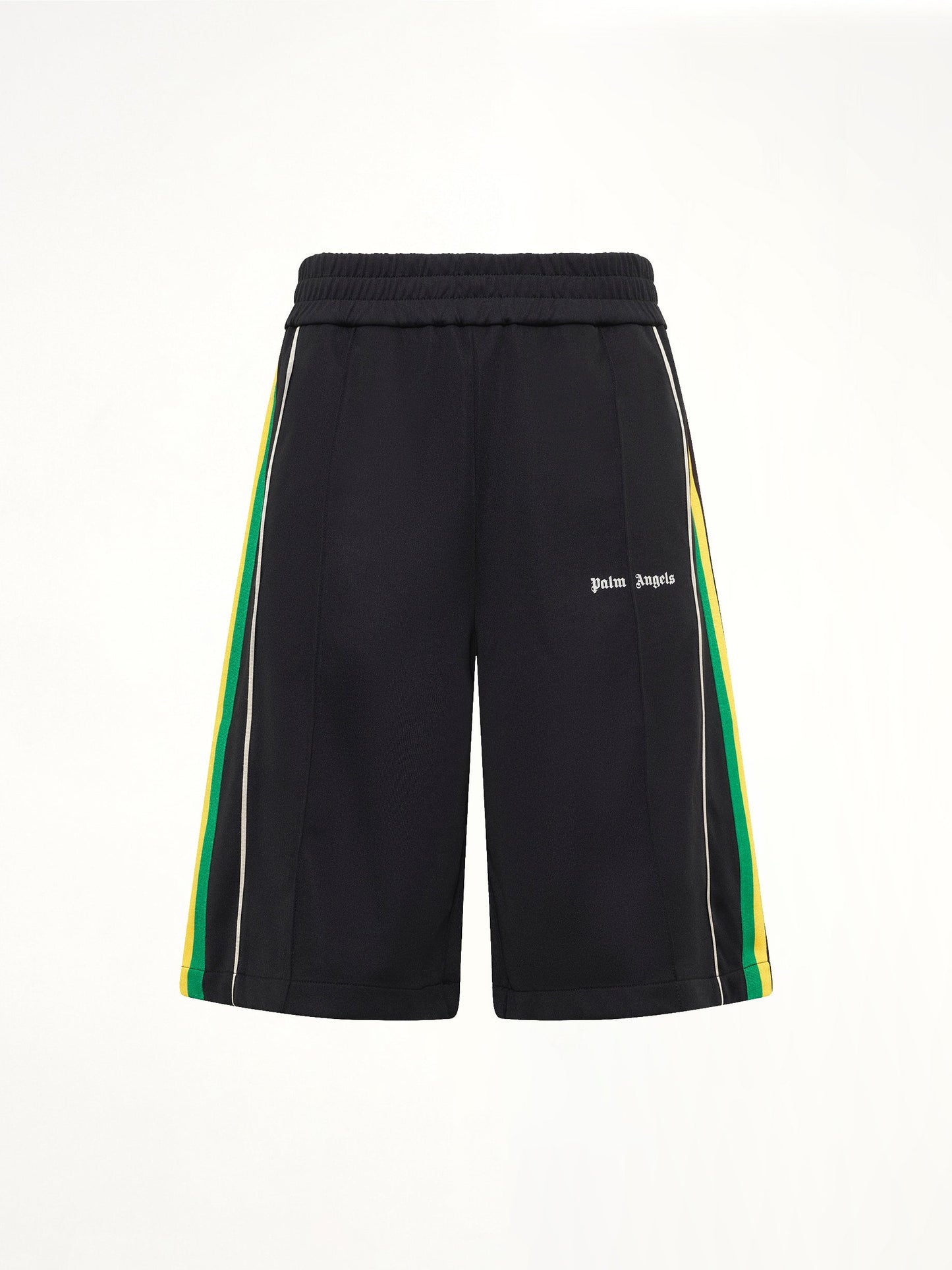 PALM ANGELS J Classic Logo Vint Track Shorts (Black)