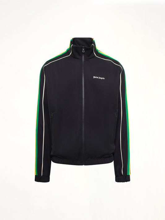 PALM ANGELS J Classic Logo Vint Track Top (Black)