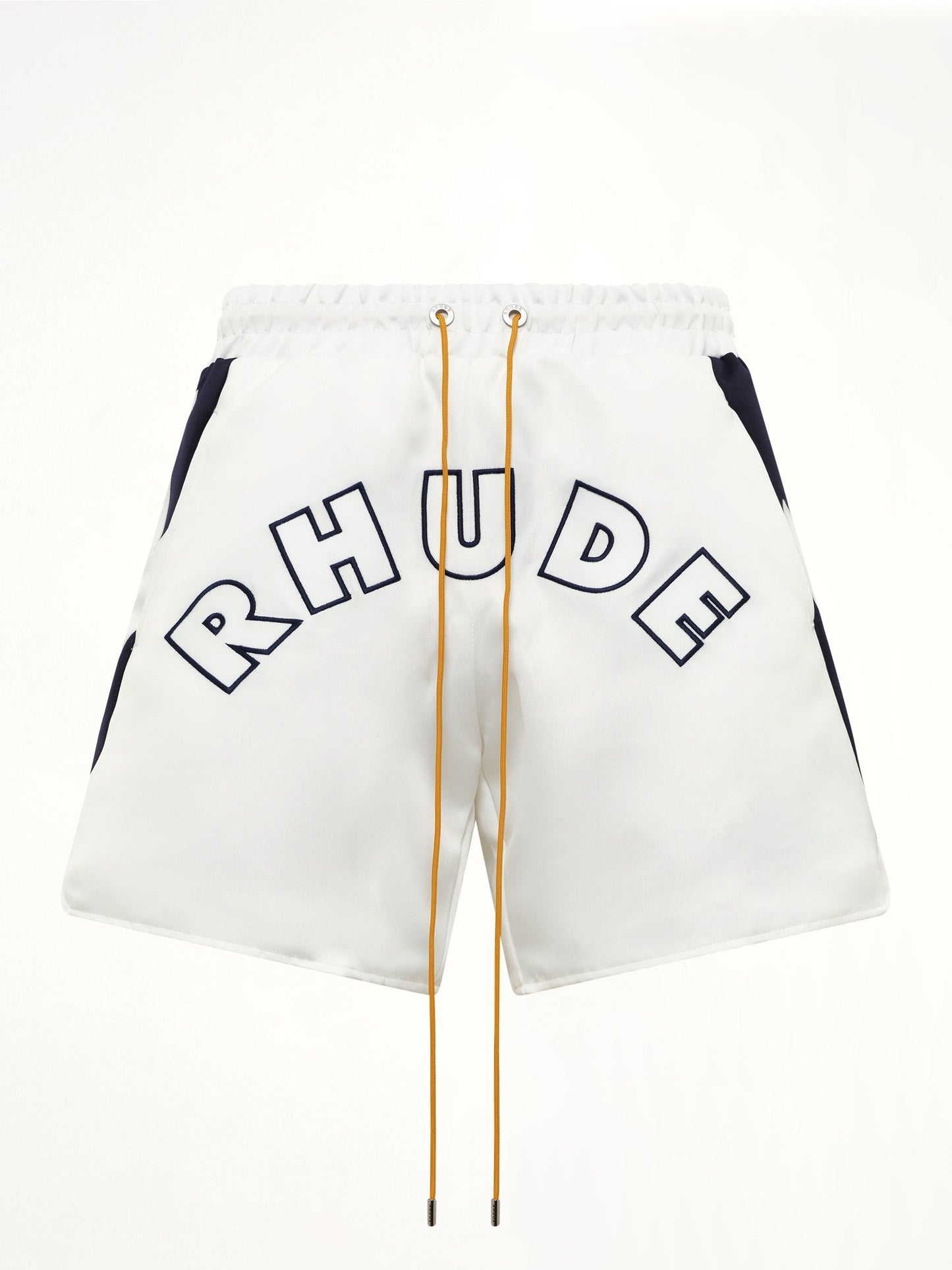 RHUDE Logo Lightning Shorts (White)