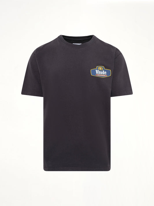 Rhude Racing Crest T-Shirt (Black)