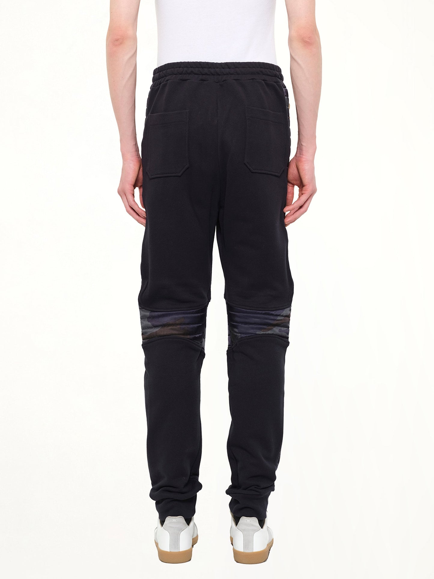 BALMAIN Biker Legging Pants (Navy)
