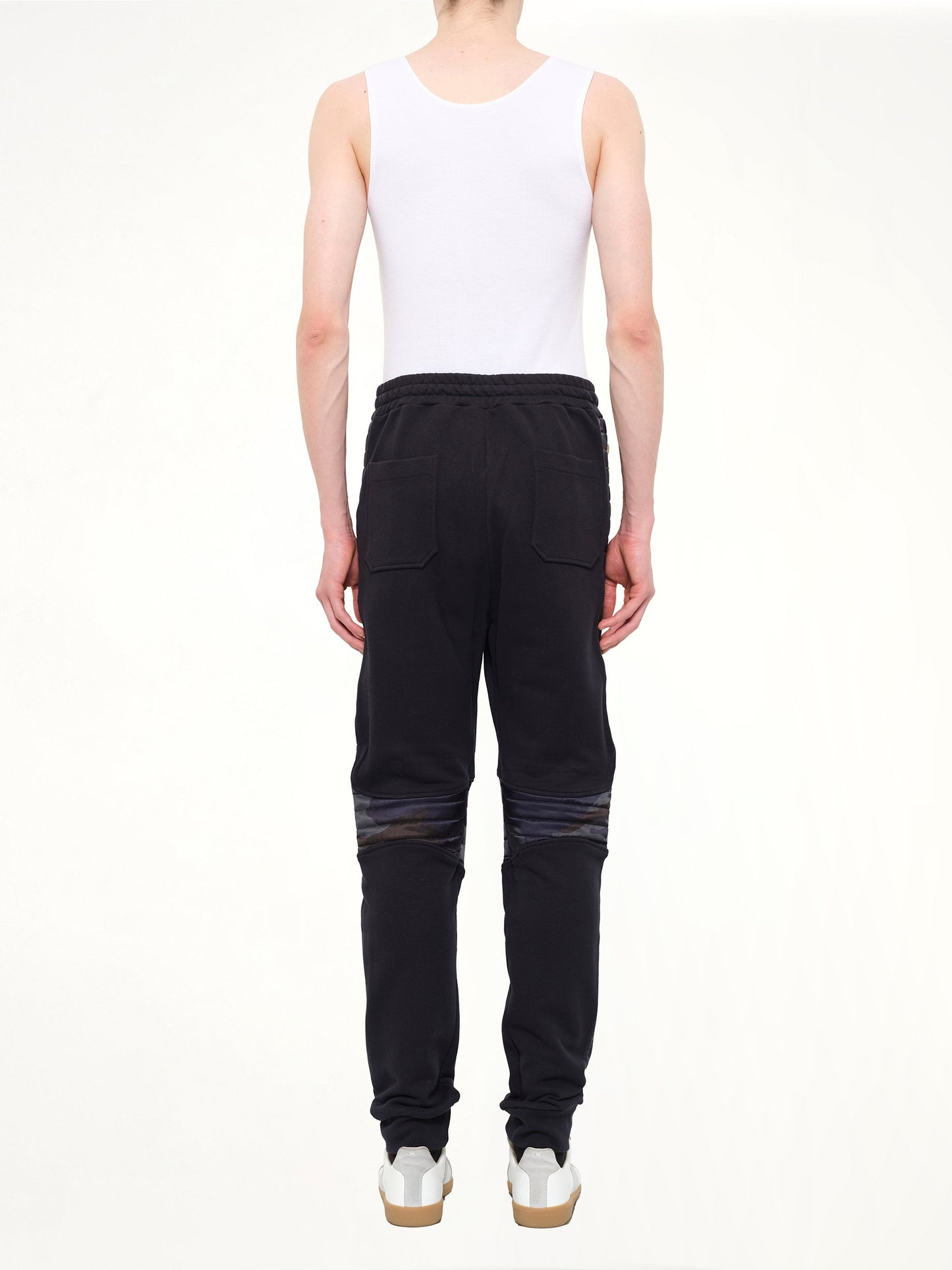 BALMAIN Biker Legging Pants (Navy)