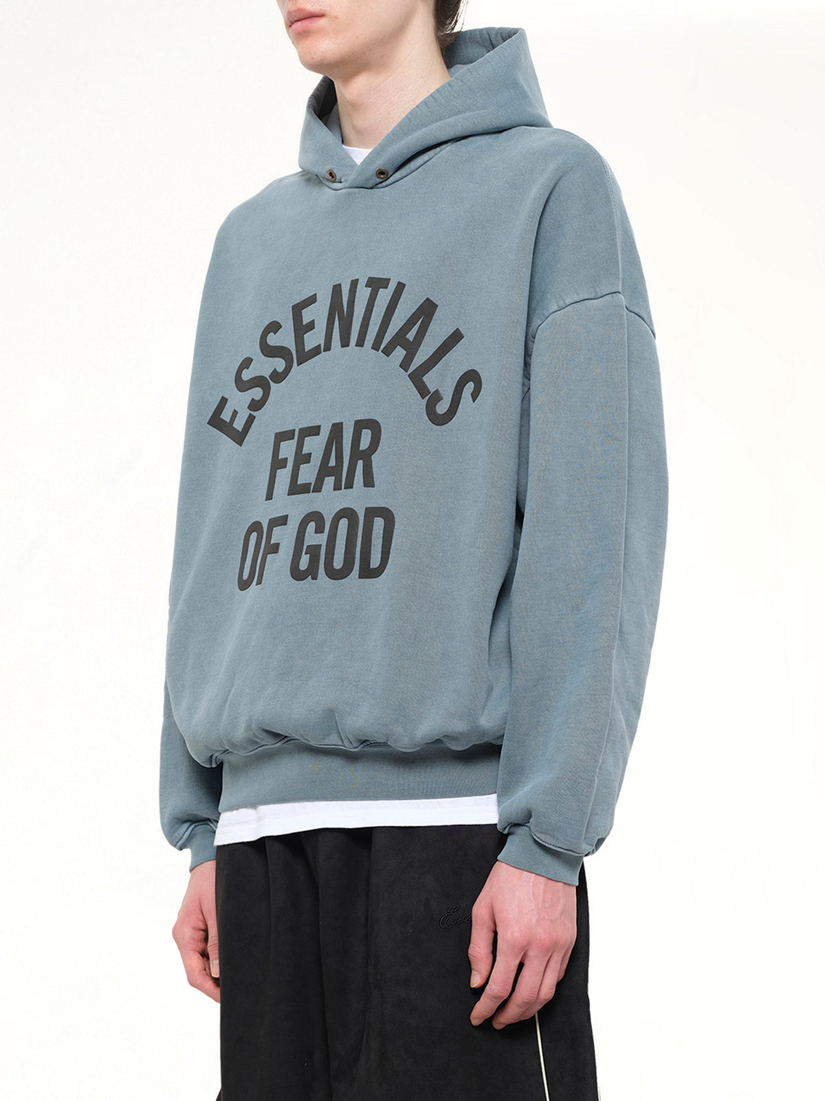 FEAR OF GOD ESSENTIALS Campus 90's Hoodie (Blue)