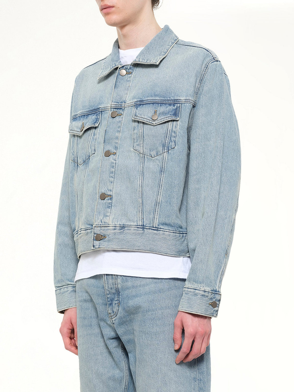 FEAR OF GOD ESSENTIALS Classic Denim Jacket (Blue)