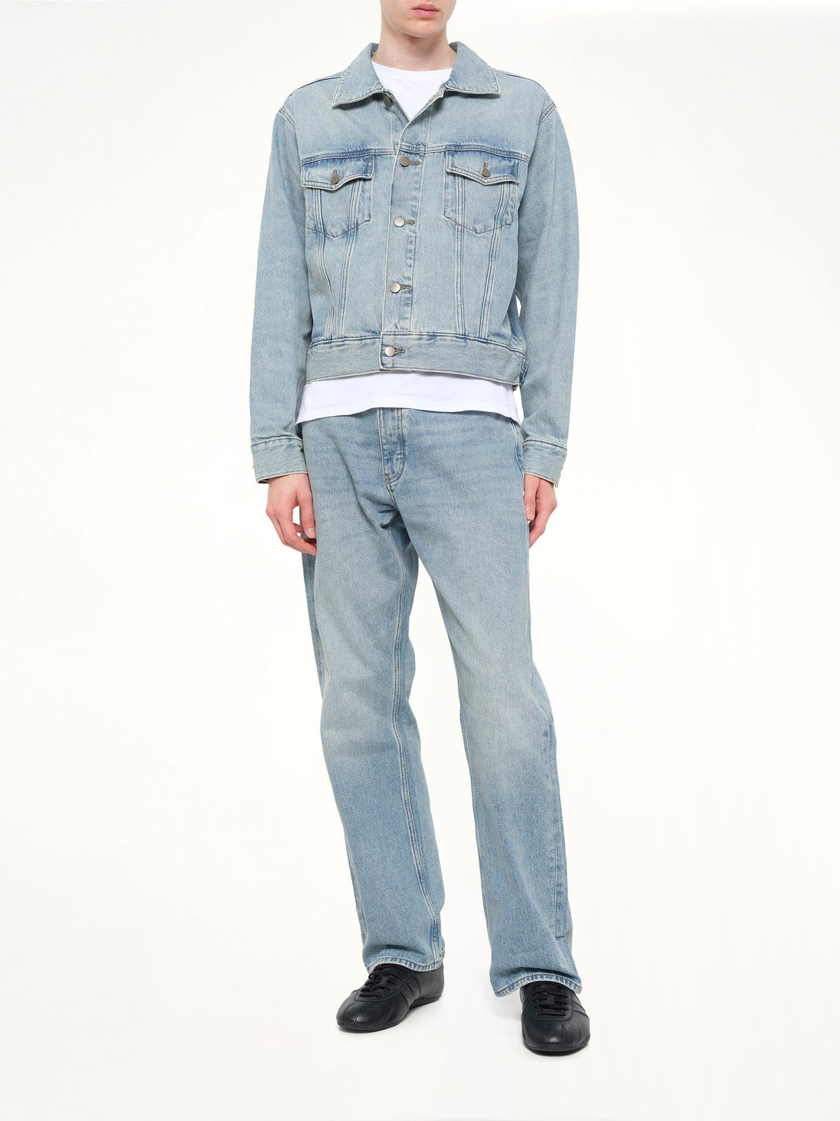 FEAR OF GOD ESSENTIALS Classic Denim Jacket (Blue)