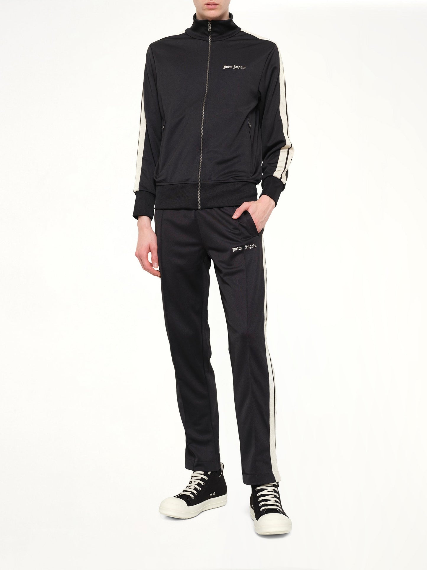 PALM ANGELS Classic Logo Track Pants (Black)