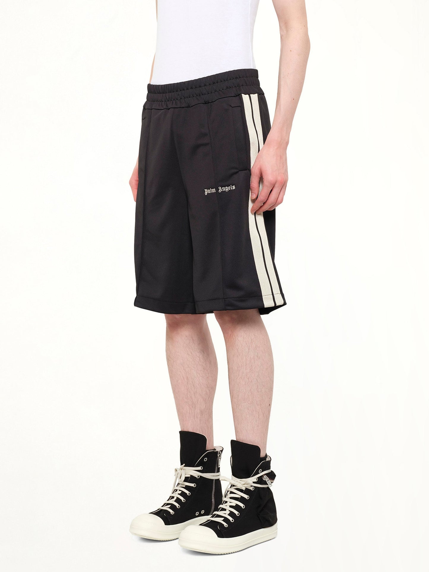 PALM ANGELS Classic Logo Track Shorts (Black)