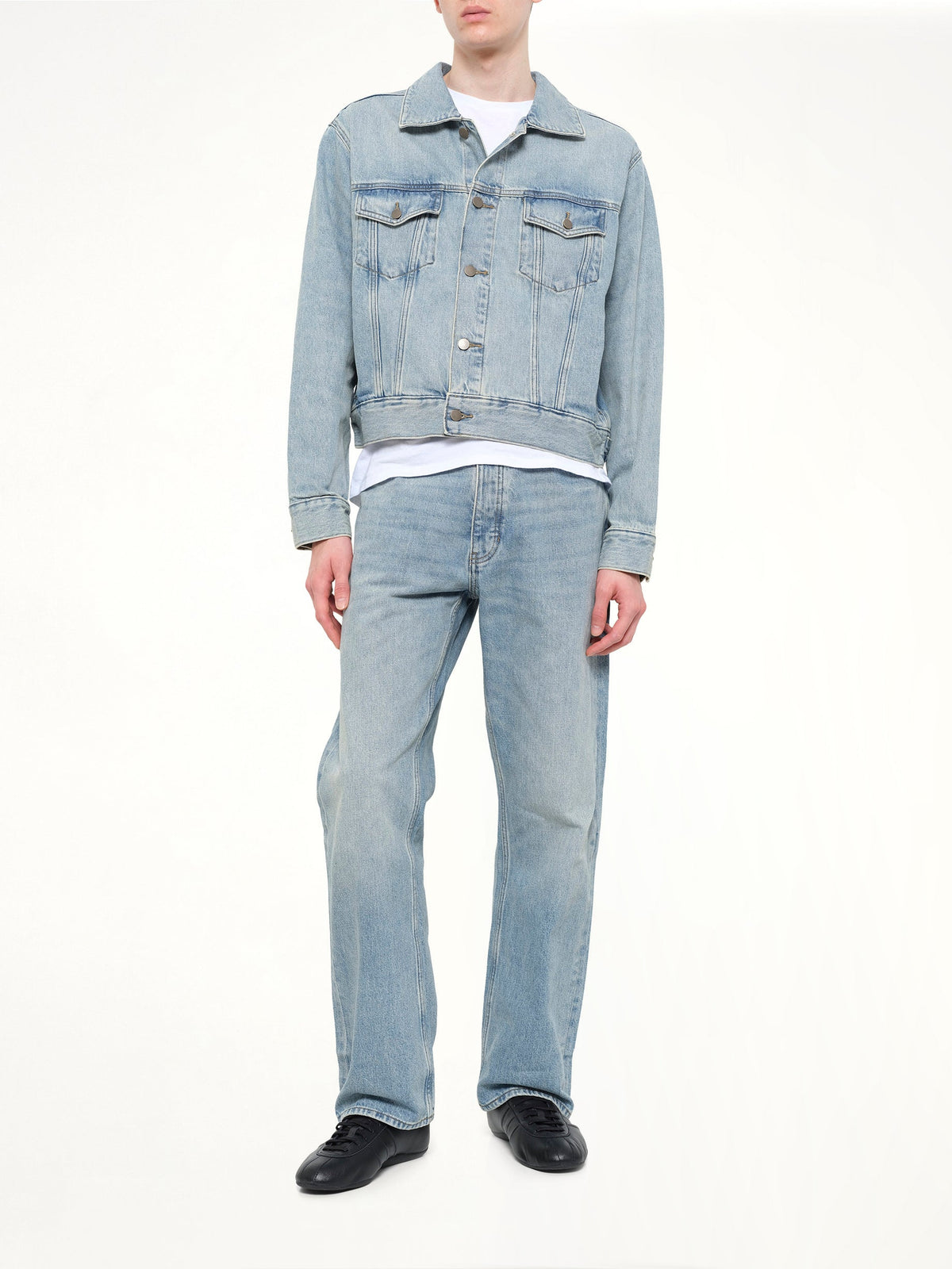 FEAR OF GOD ESSENTIALS Denim 5 Pocket Jeans (Blue)