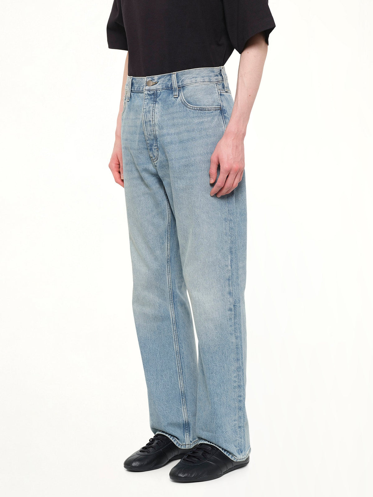 FEAR OF GOD ESSENTIALS Denim 5 Pocket Jeans (Blue)