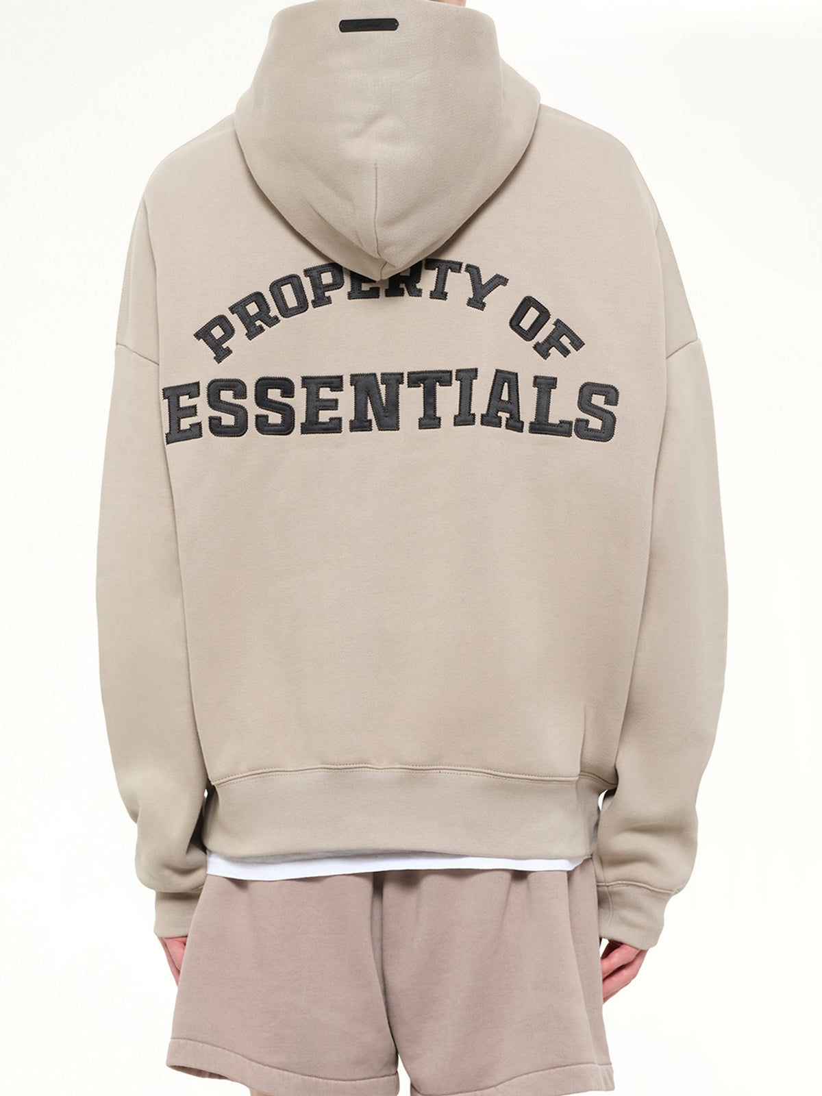 FEAR OF GOD ESSENTIALS Property Lounge Half Zip Hoodie (Grey)