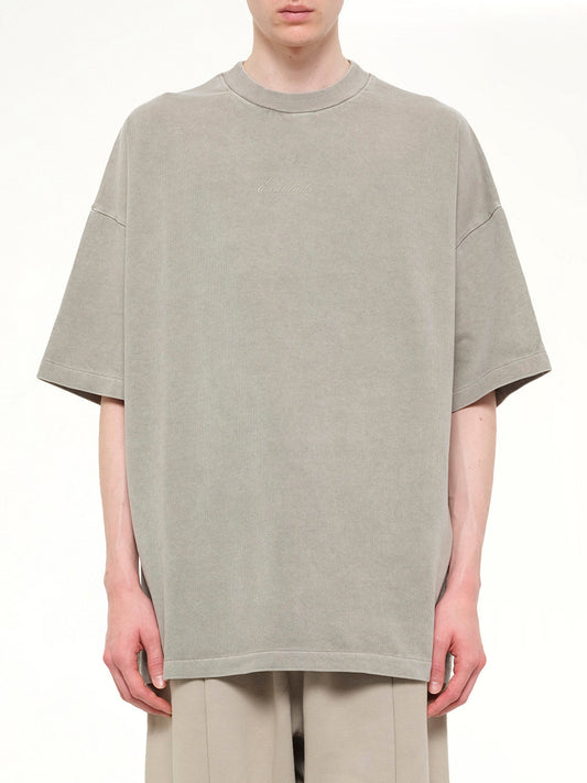 Image of T-Shirts. Product name - Signature 90's Short Sleeve T-Shirt in Grey colour by brand - FEAR OF GOD ESSENTIALS