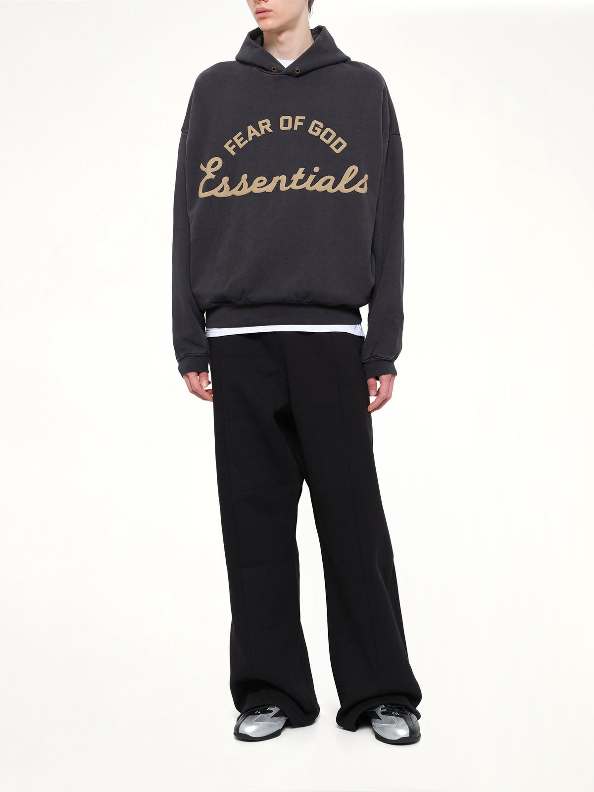 FEAR OF GOD ESSENTIALS Training 90's Hoodie (Black)