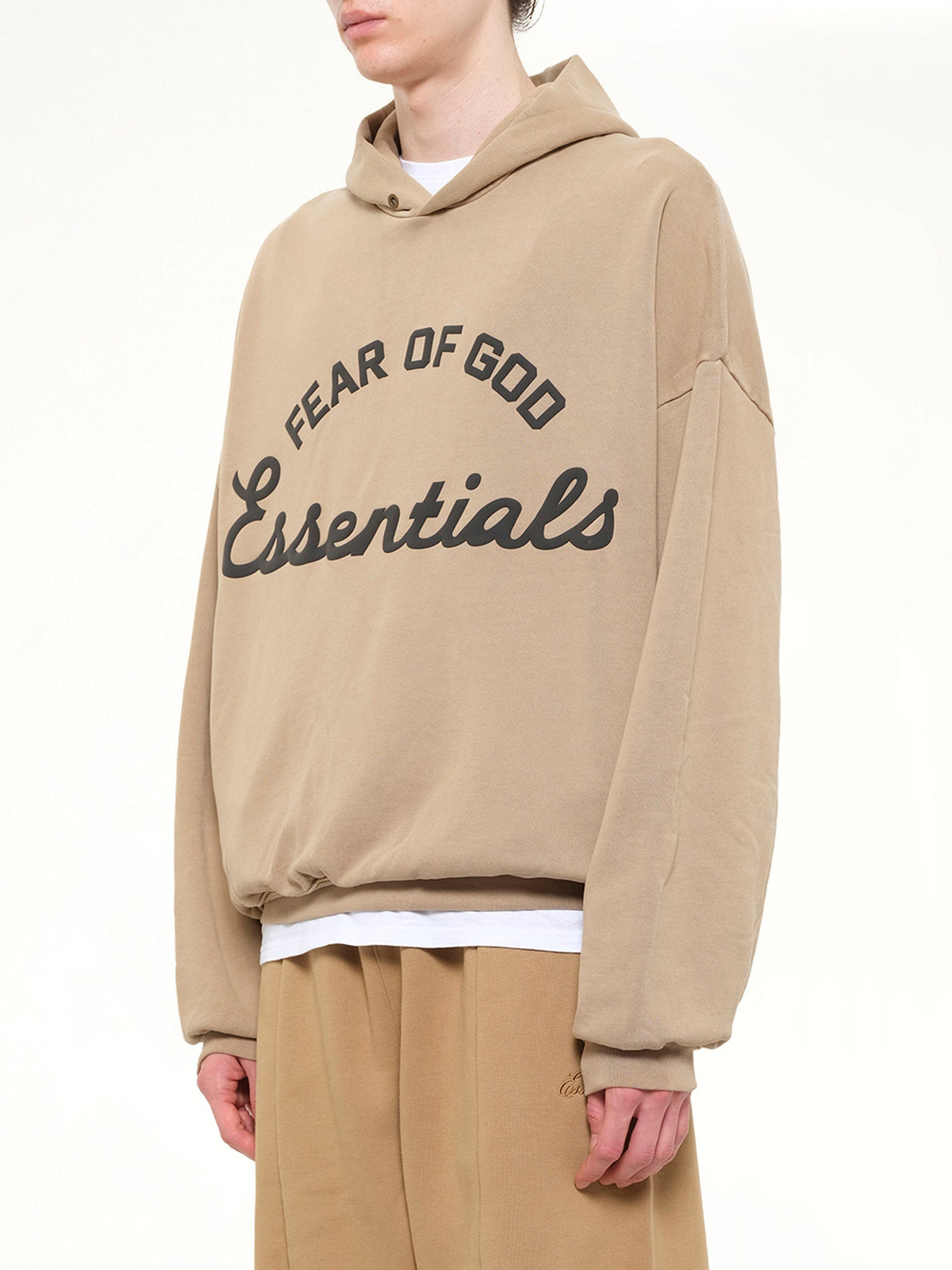 FEAR OF GOD ESSENTIALS Training 90's Hoodie (Brown)