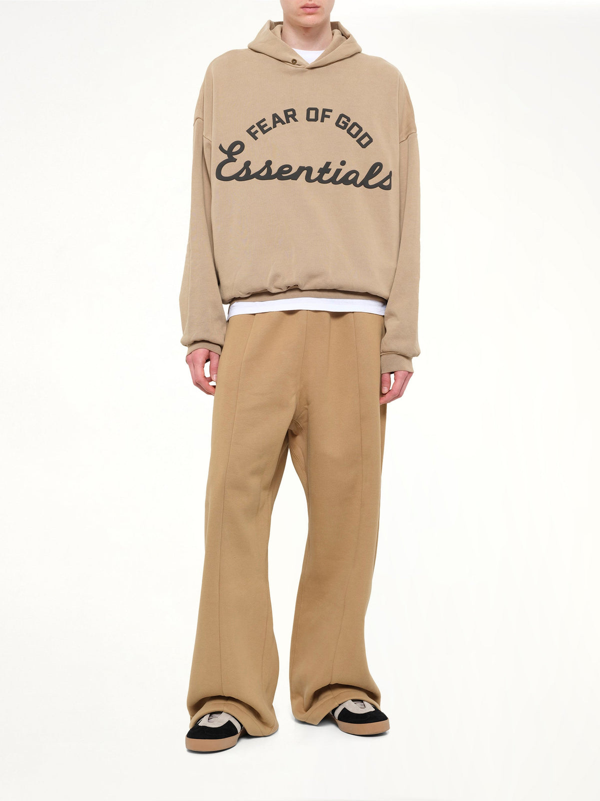 FEAR OF GOD ESSENTIALS Training 90's Hoodie (Brown)