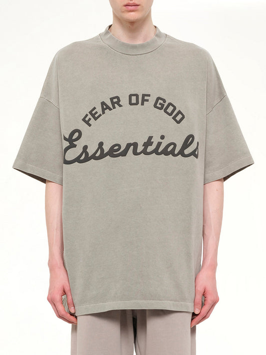 Image of T-Shirts. Product name - Training 90's Short Sleeve T-Shirt in Grey colour by brand - FEAR OF GOD ESSENTIALS