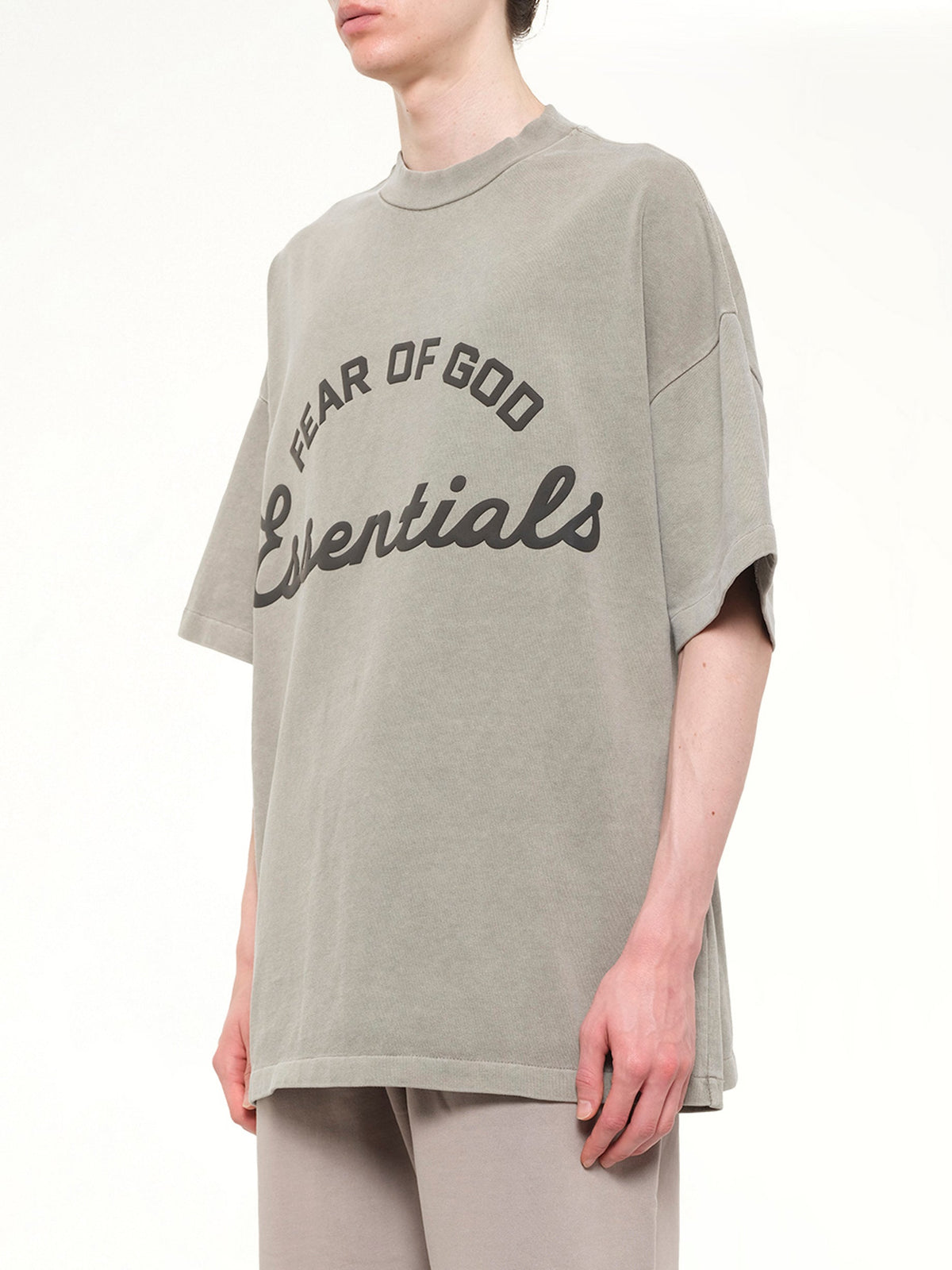 FEAR OF GOD ESSENTIALS Training 90's Short Sleeve T-Shirt (Grey)