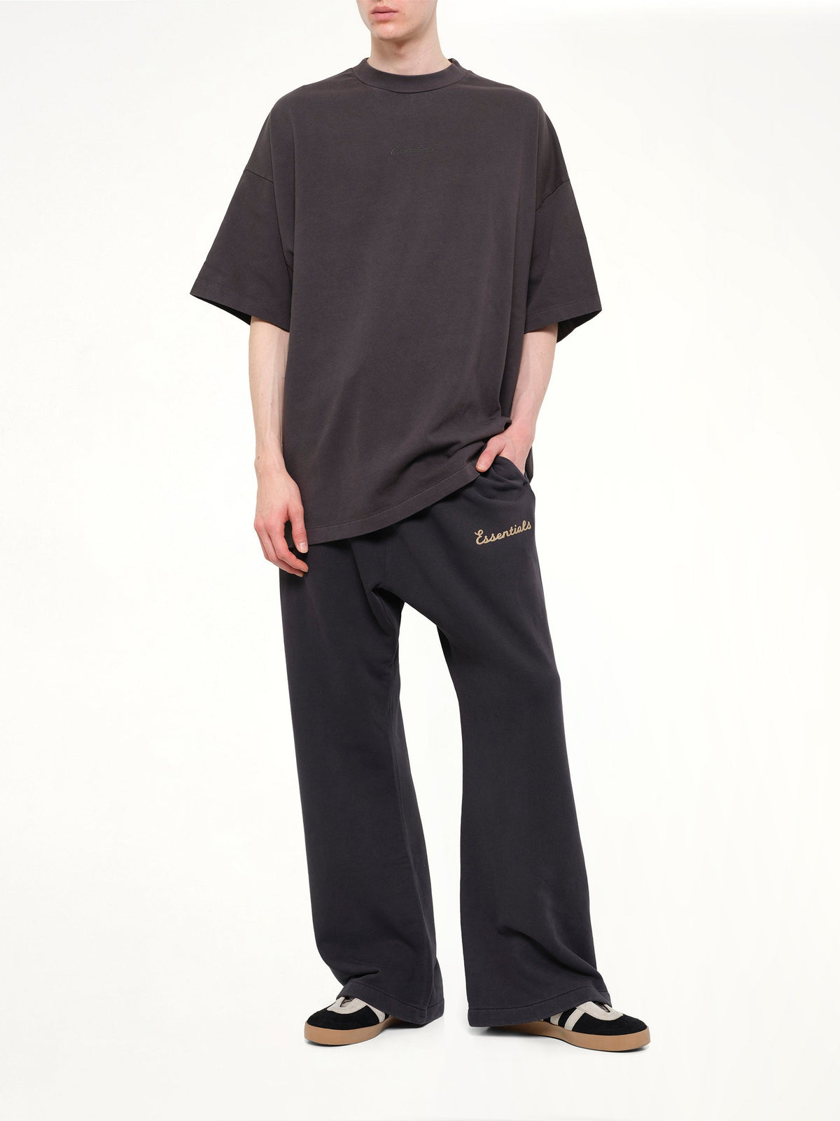 FEAR OF GOD ESSENTIALS Training Classic Fit Flare Sweatpant (Black)