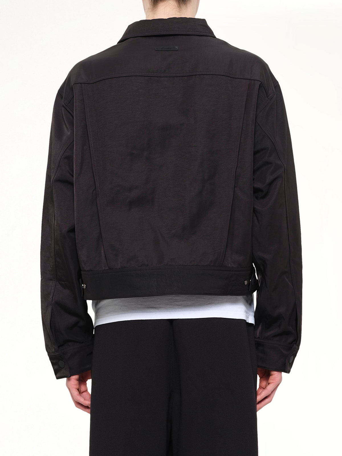 FEAR OF GOD ESSENTIALS Trucker Jacket (Black)