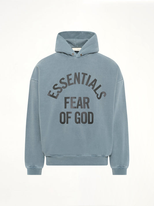 FEAR OF GOD ESSENTIALS Campus 90's Hoodie (Blue)
