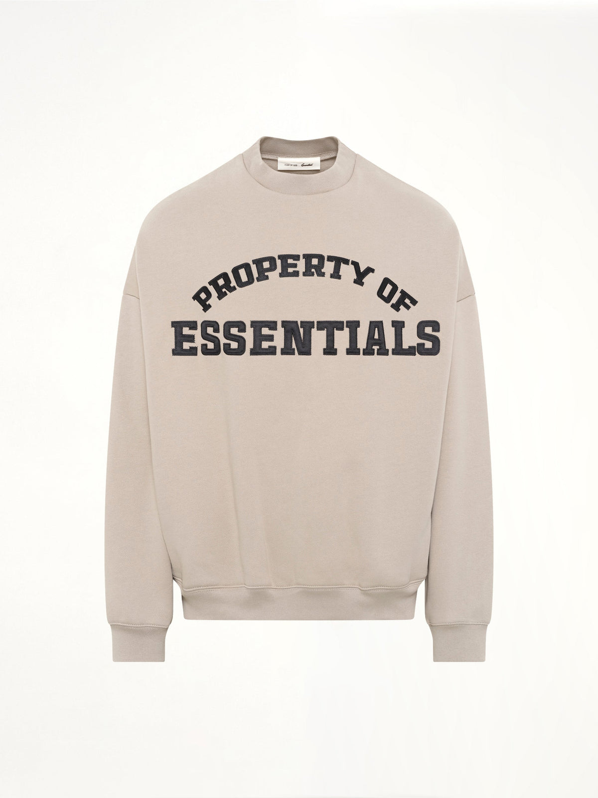 FEAR OF GOD ESSENTIALS Property Lounge Crewneck Sweatshirt (Grey)