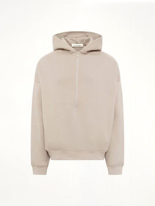 FEAR OF GOD ESSENTIALS Property Lounge Half Zip Hoodie (Grey)