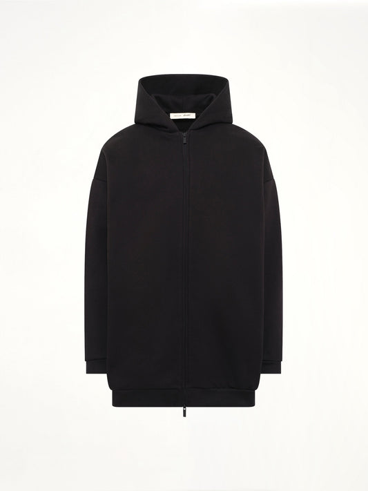 FEAR OF GOD ESSENTIALS Property Lounge Long Zip Hoodie (Black)