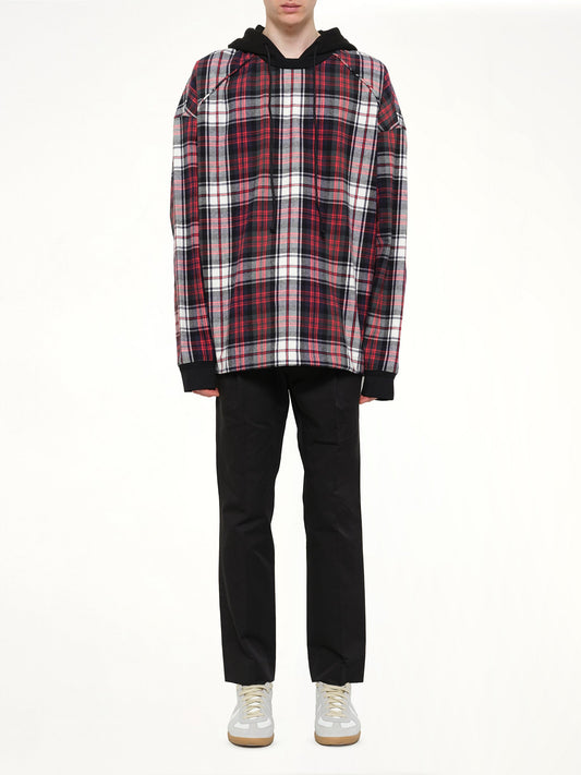 JUUNJ Plaid Hoodie (Green)