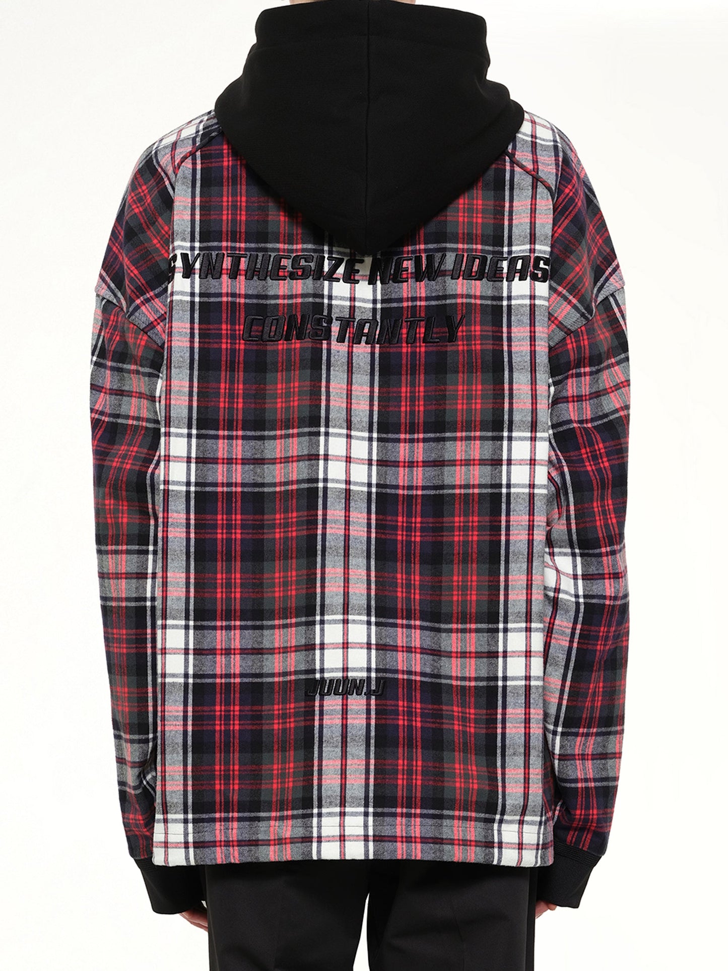 JUUNJ Plaid Hoodie (Green)