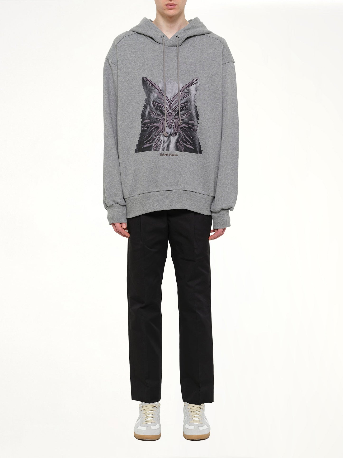 JUUNJ Wolf Hoodie (Grey)