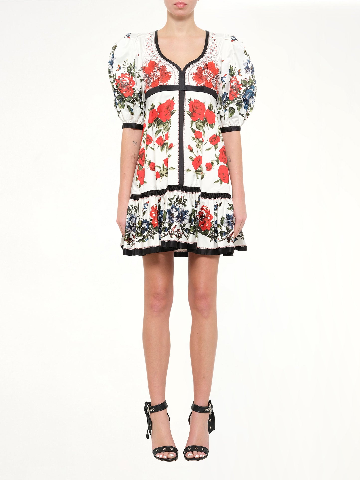 Alexander McQueen Floral Table Abito Dress (9030)