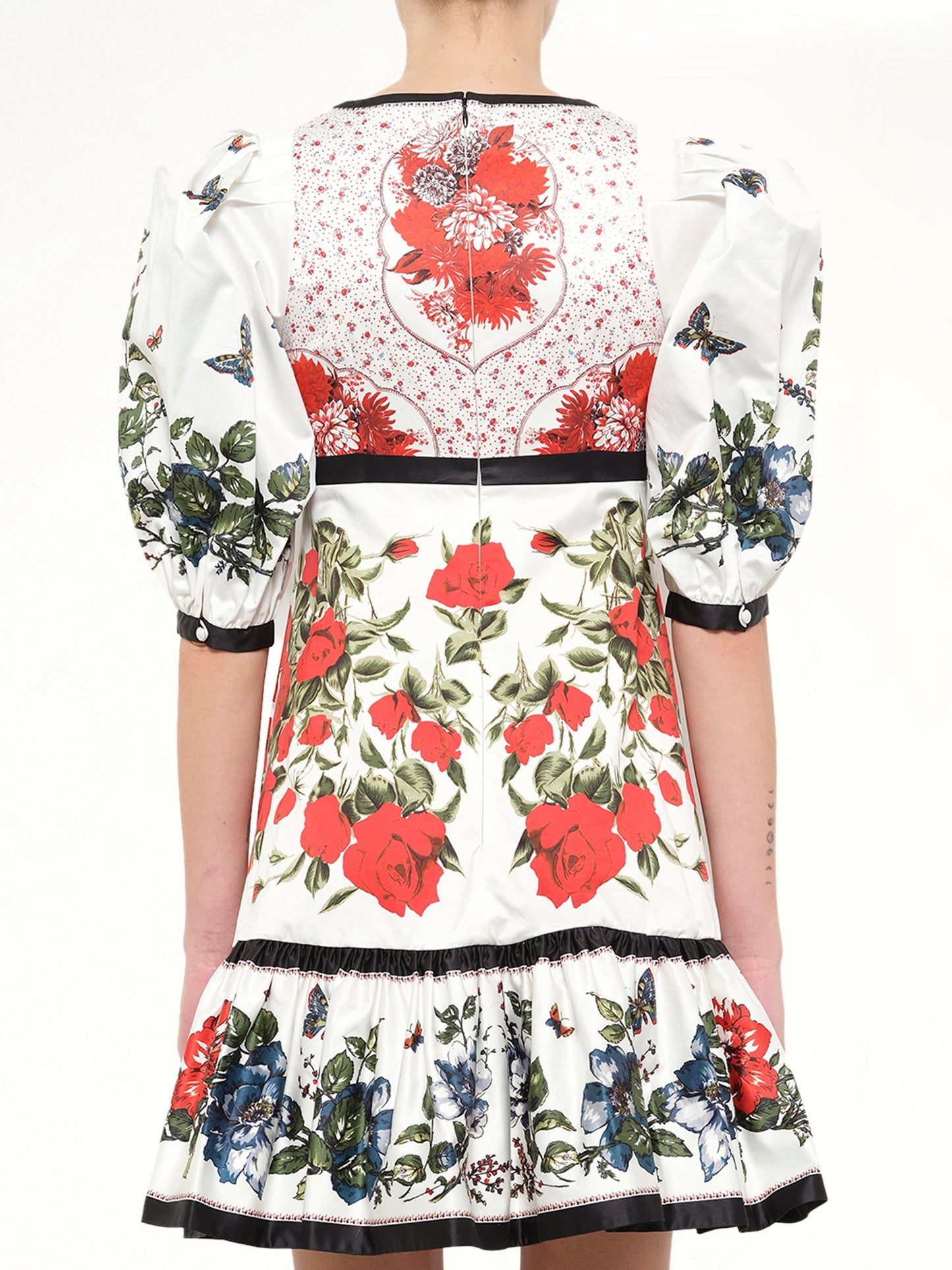 Alexander McQueen Floral Table Abito Dress (9030)