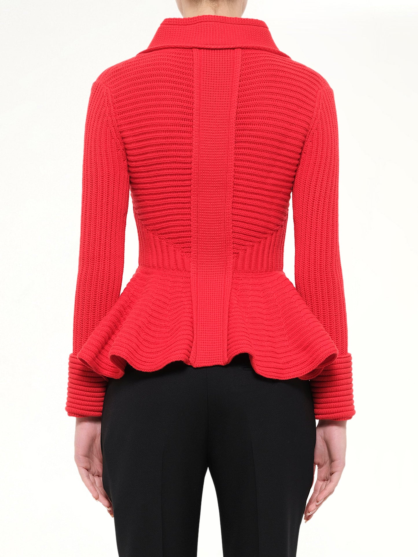 ALEXANDER MCQUEEN Chunky Cardigan (Red)