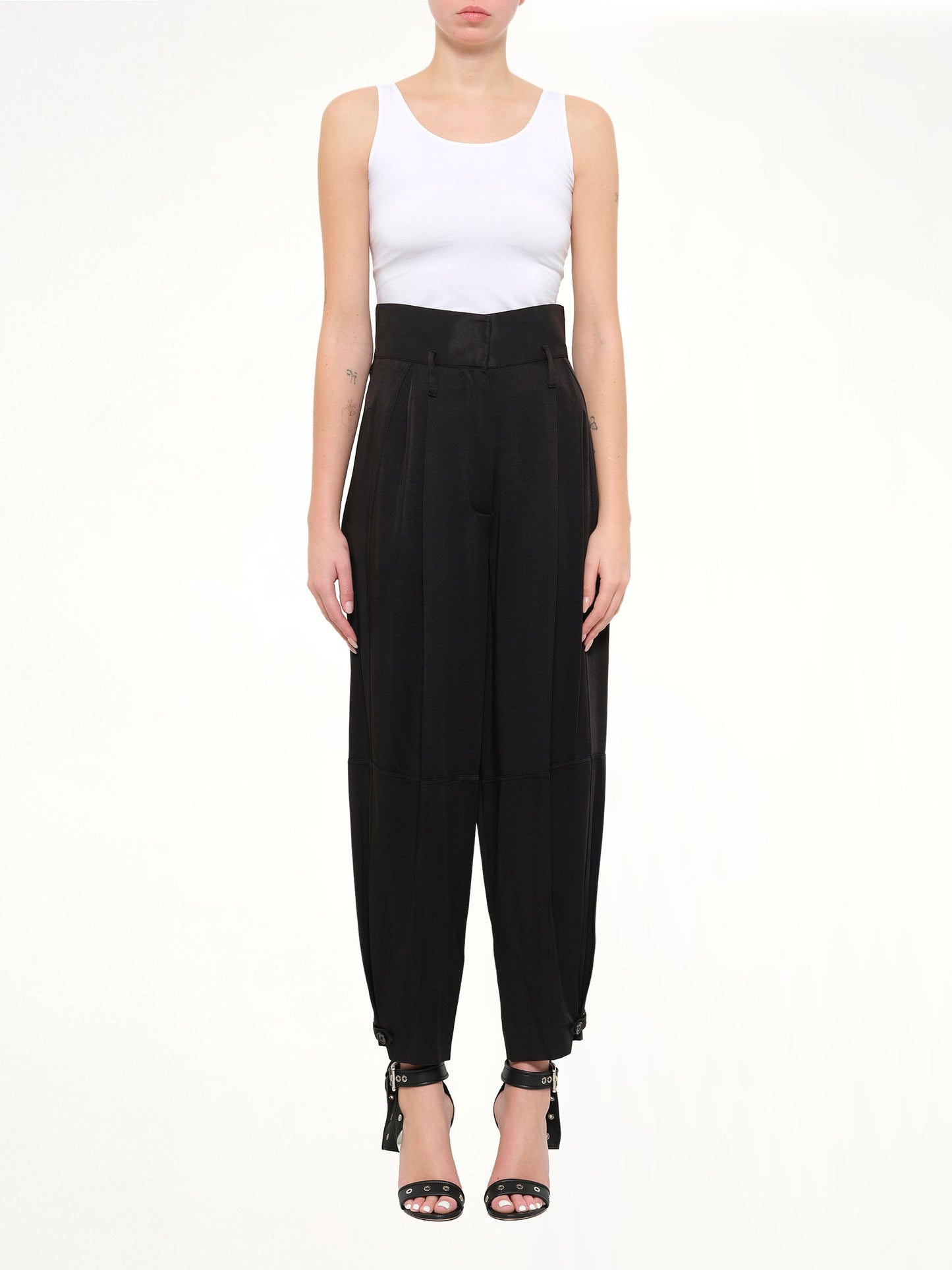 GIVENCHY Crepe Envers Fit Pants (Black)