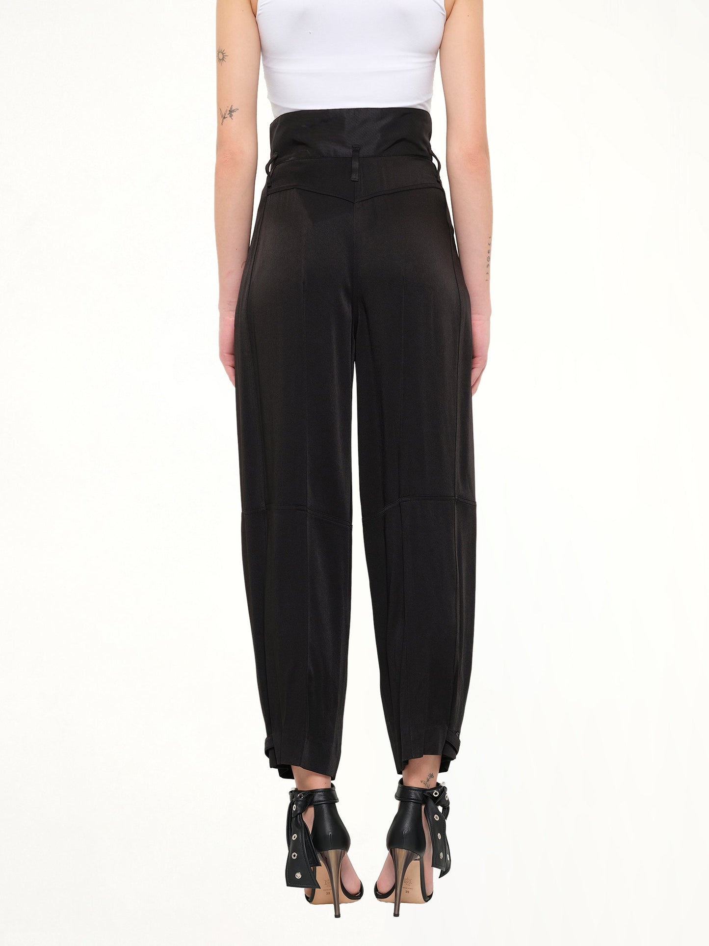 GIVENCHY Crepe Envers Fit Pants (Black)