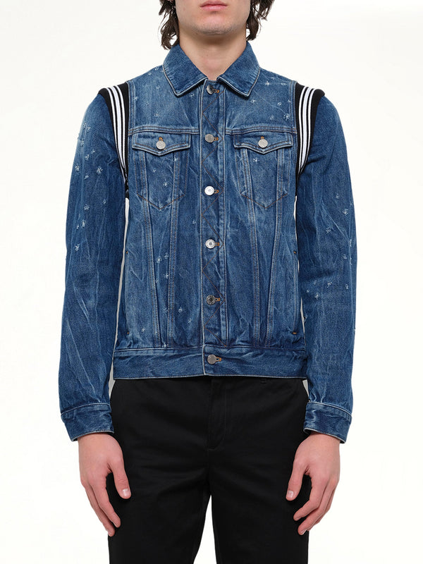 Image of Coats & Jackets. Product name - Denim Jacket in Blue colour by brand - GIVENCHY