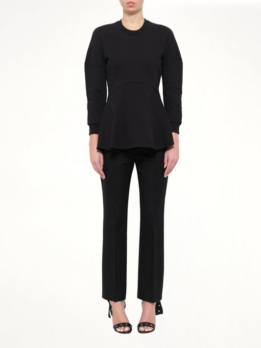ALEXANDER MCQUEEN Felpa Double Dragon Top (Black)