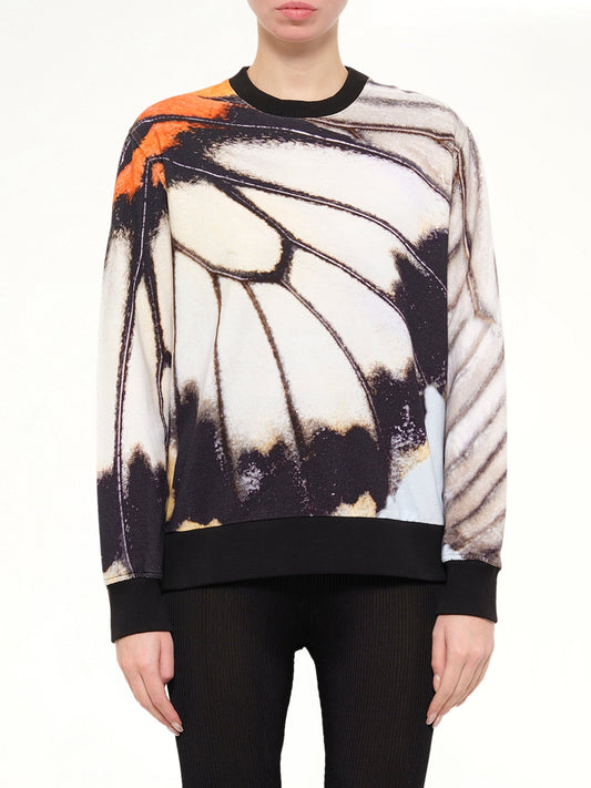 Image of a model wearing Outerwear. Product name - Givenchy Podium Sweater in Multicolour colour by brand - GIVENCHY