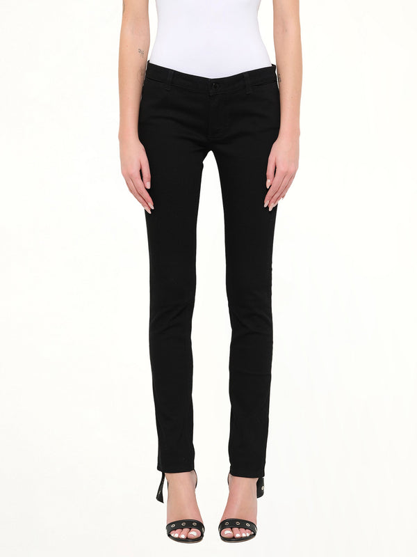 Image of a model wearing Pants. Product name - Givenchy Trousers in Red colour by brand - GIVENCHY