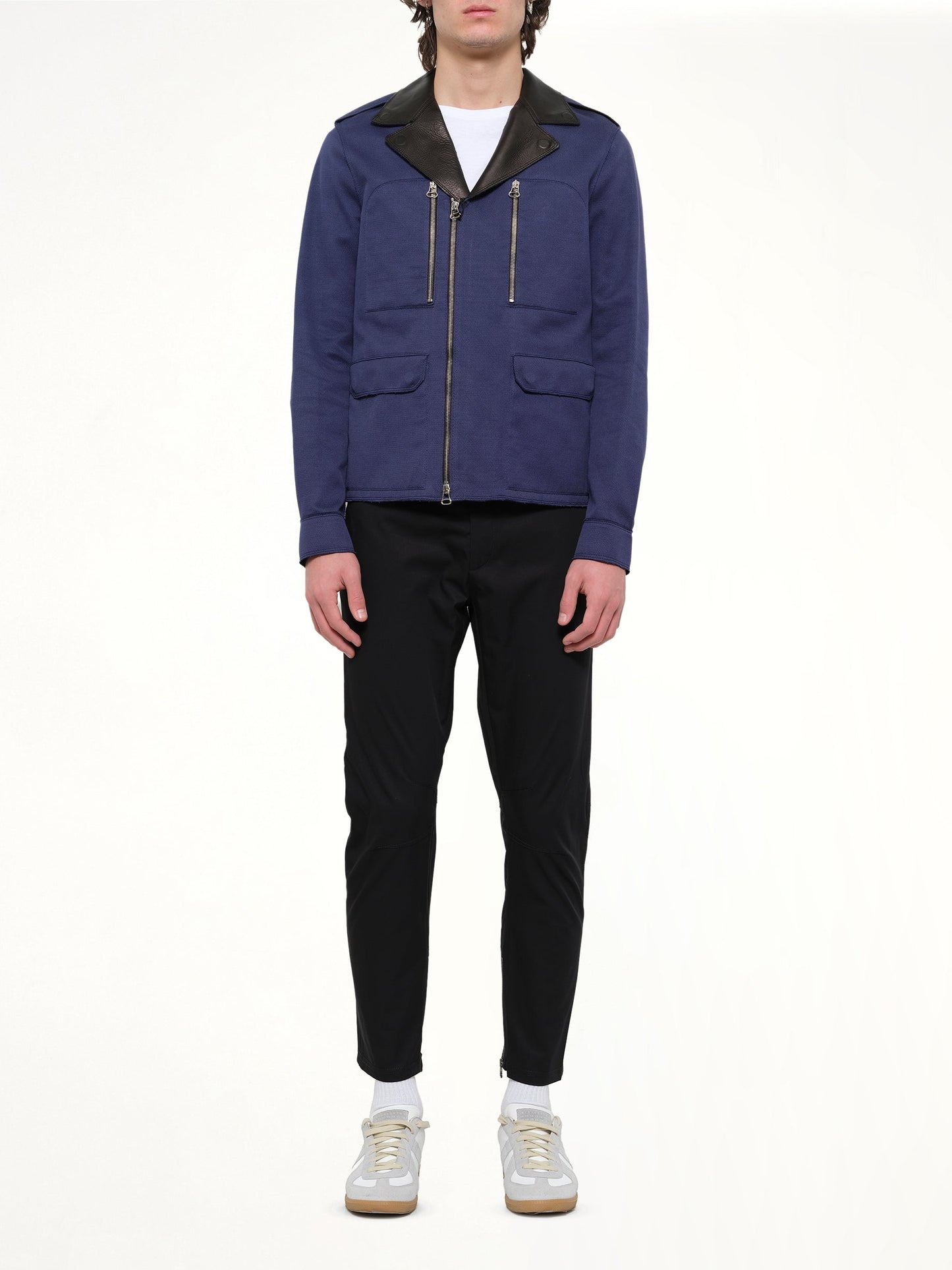 LANVIN Leather Jacket (Purple)