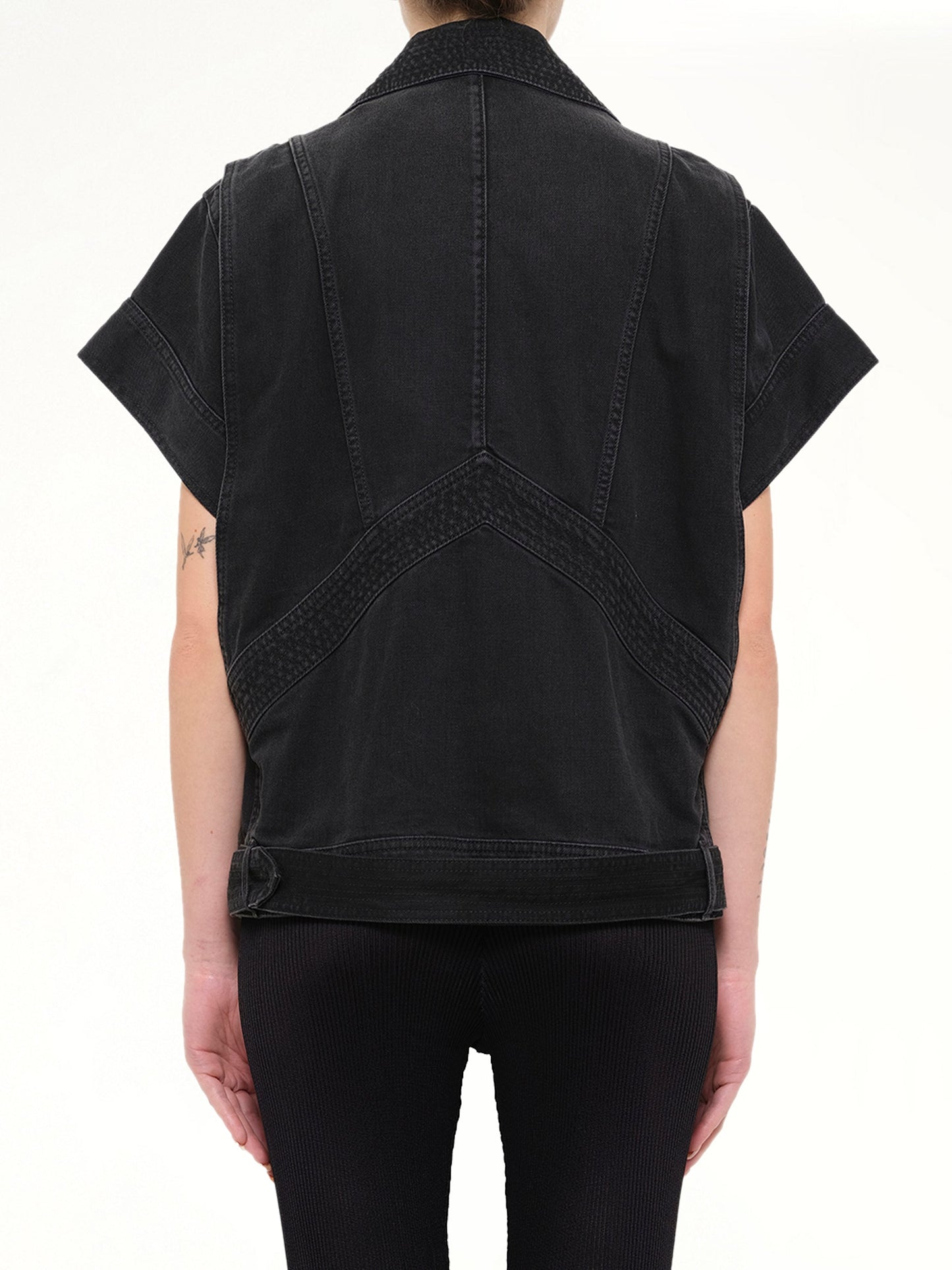 GIVENCHY Jacket With Belt (Black)