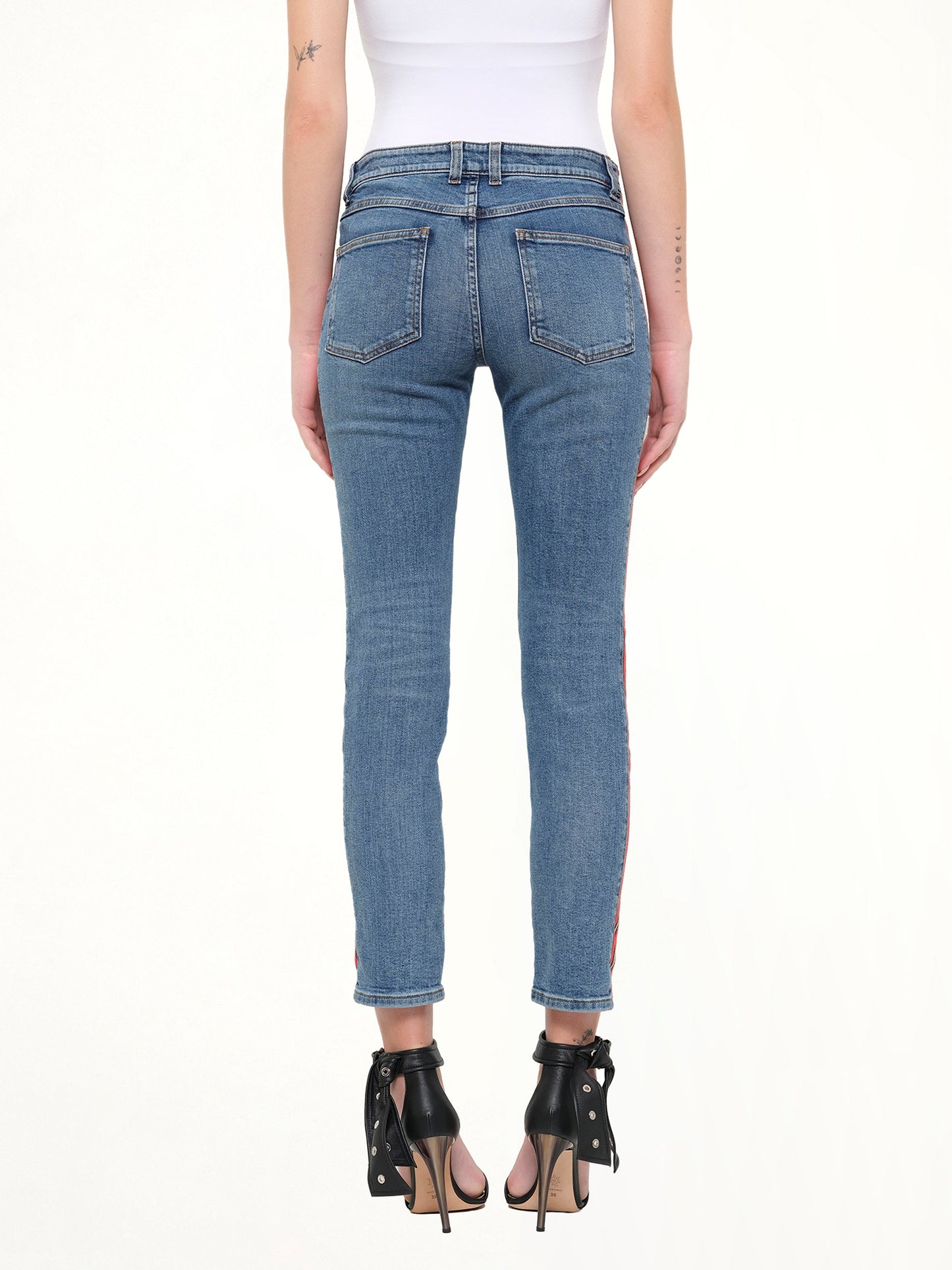 ALEXANDER MCQUEEN Kuroki Fit Denim Pants (Blue)