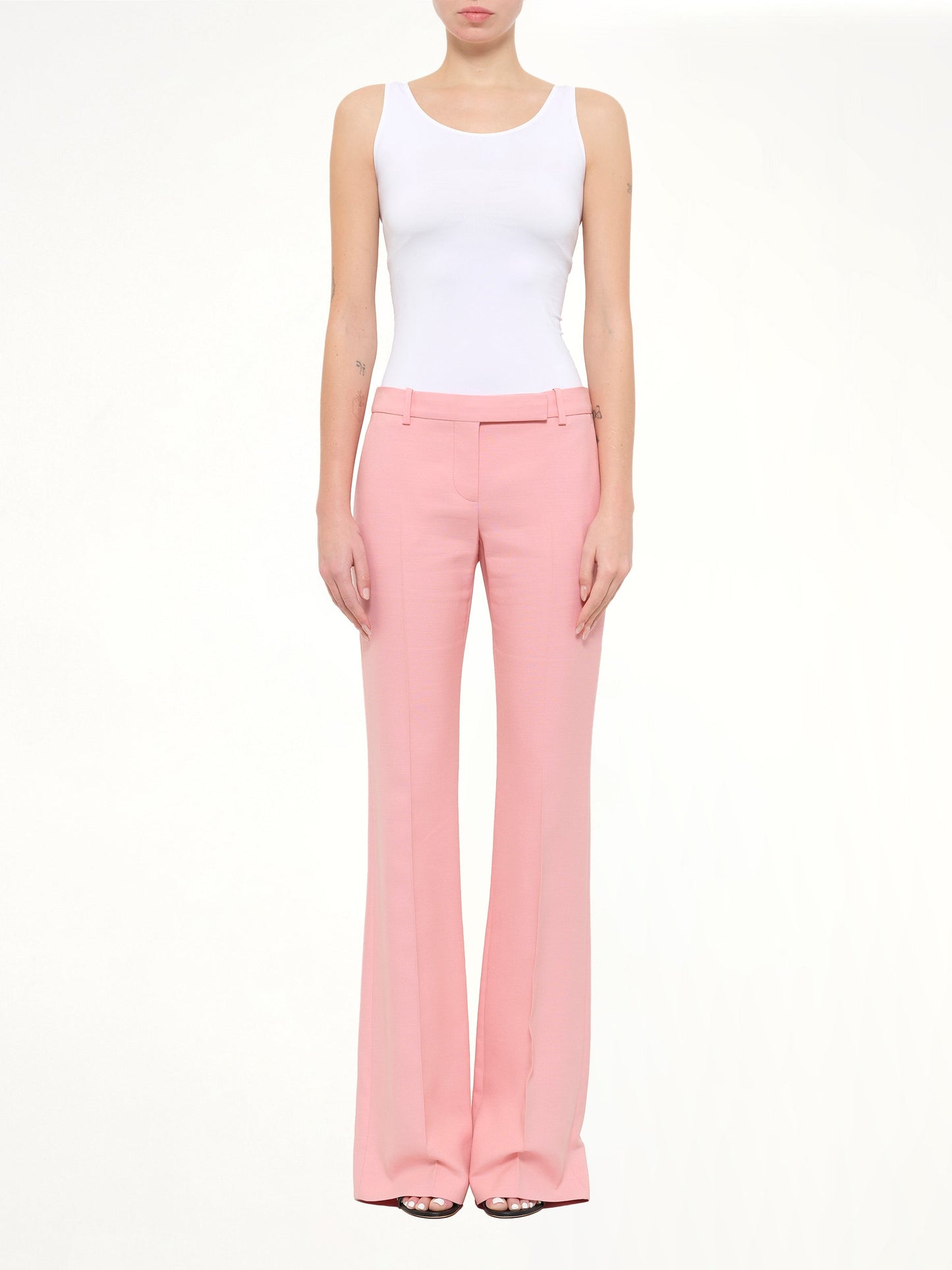 ALEXANDER MCQUEEN Narrow Bootcut Pants (Anemone)