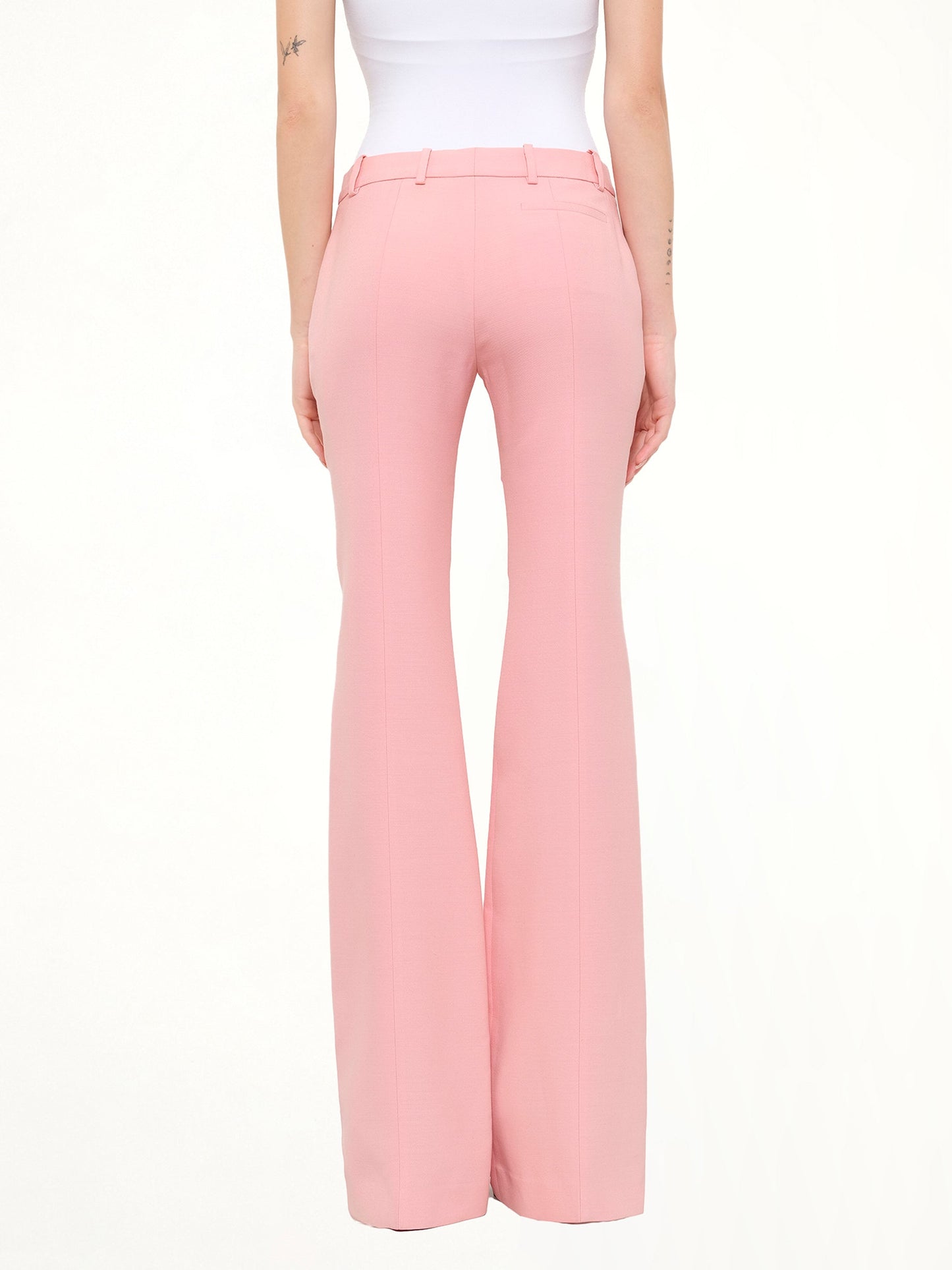 ALEXANDER MCQUEEN Narrow Bootcut Pants (Anemone)